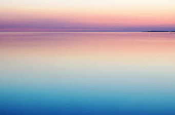 photo of blue and pink sea