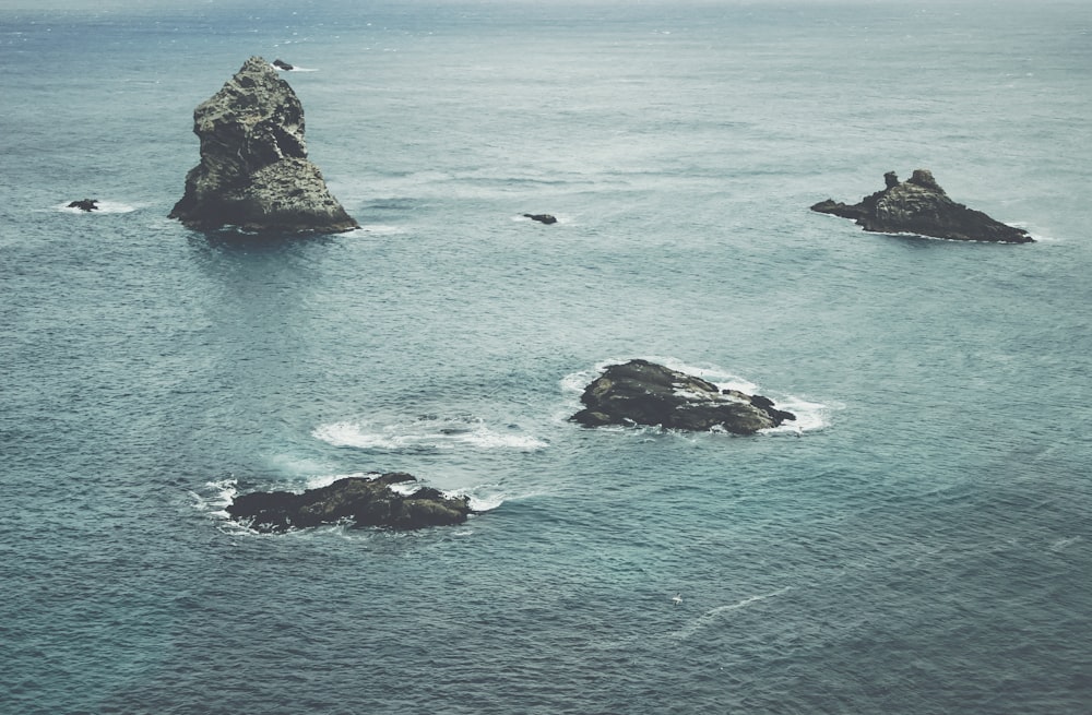 Veduta aerea dello specchio d'acqua