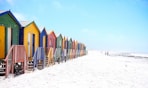 assorted-color beach houses