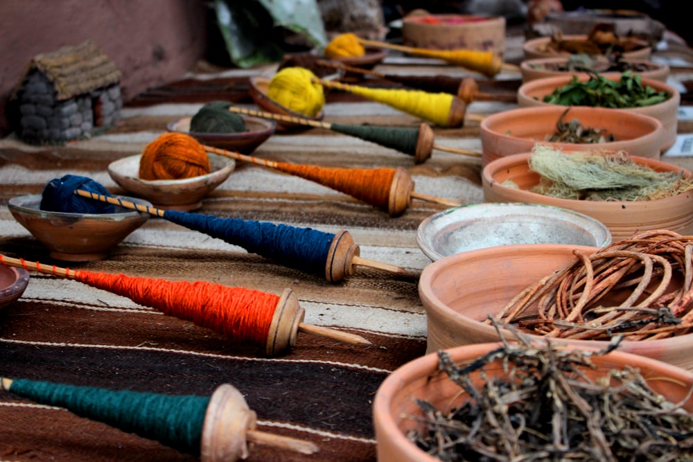 photo of threads and spice lot