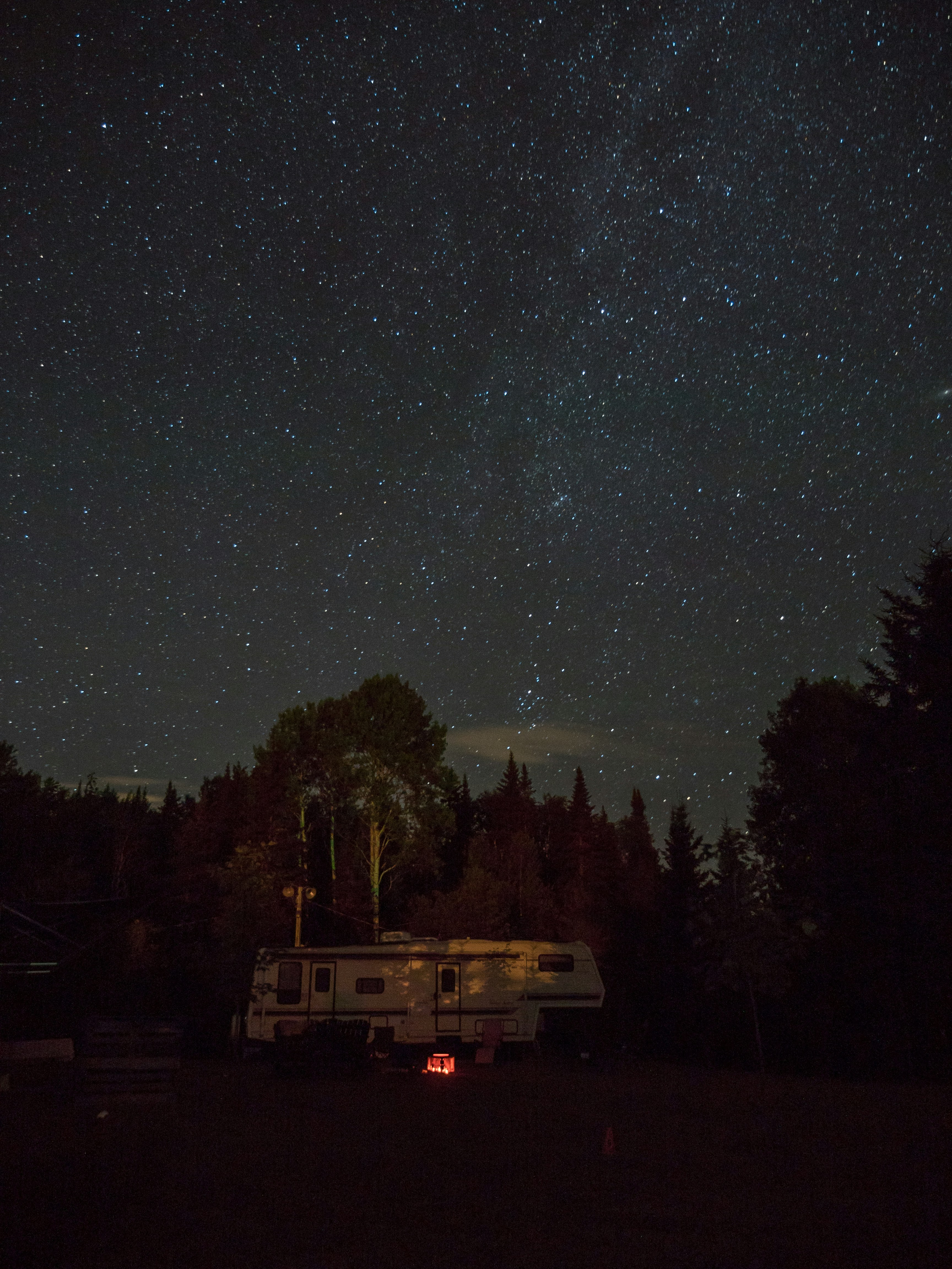 Constellations over an RV