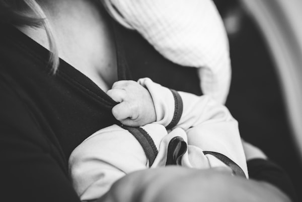 baby breastfeeding, baby and mother