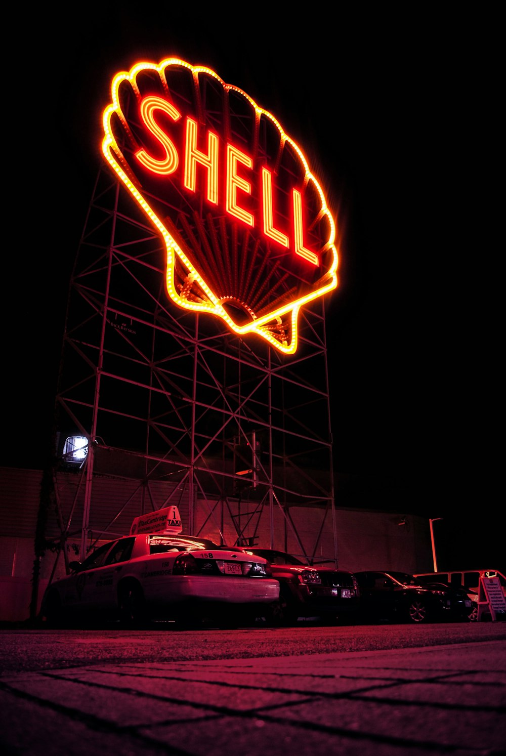 Shell LED-Beschilderung