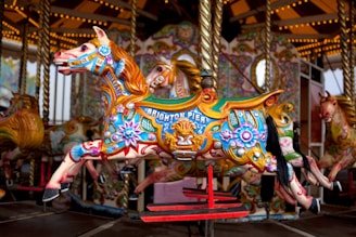 multicolored carousel