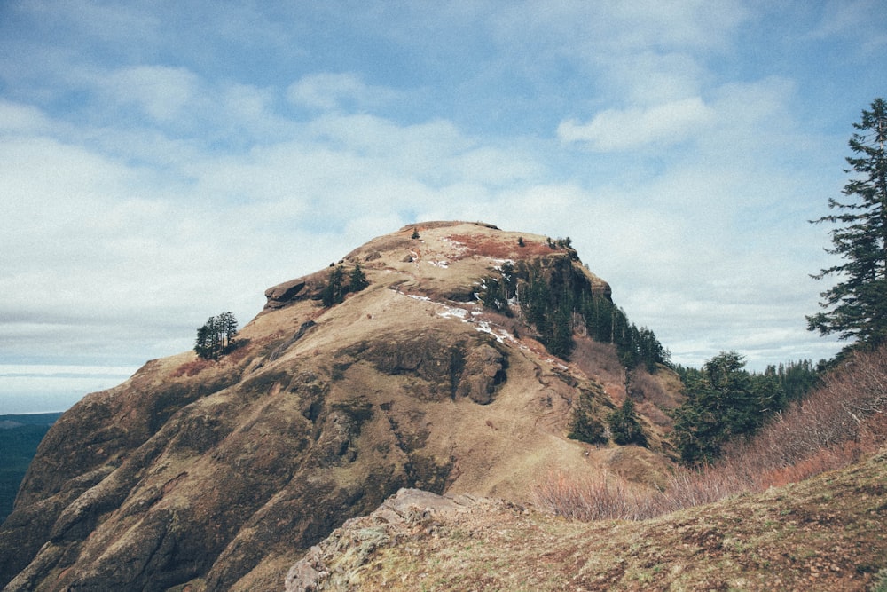 landscape photography of mountain