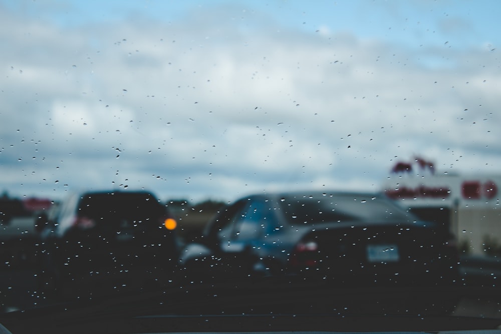 shallow focus photography of black car