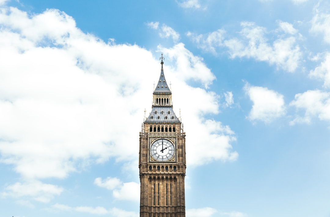 photography of Elizabeth Tower, London’s big ben landmark.