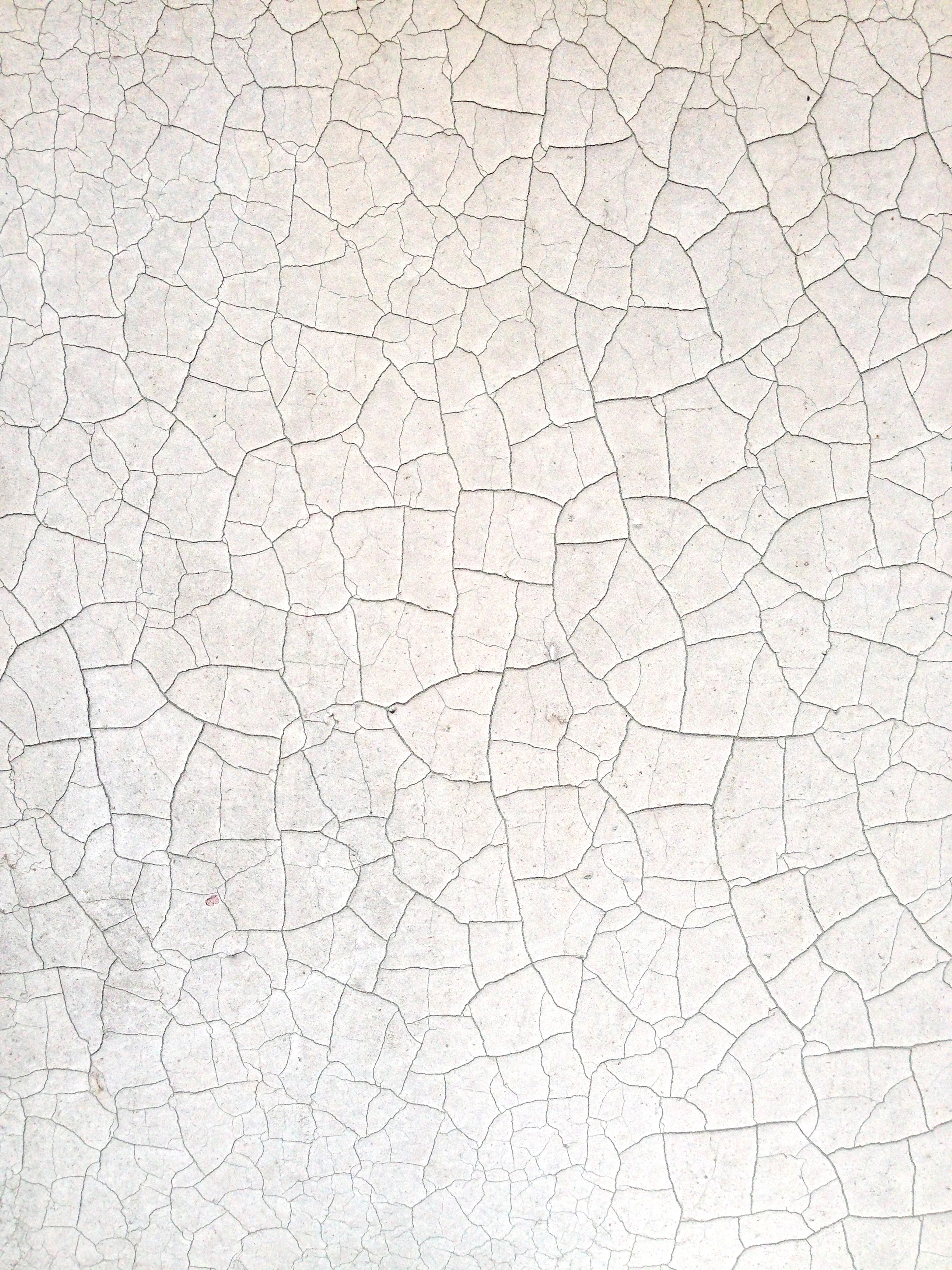 Cracked wall surface