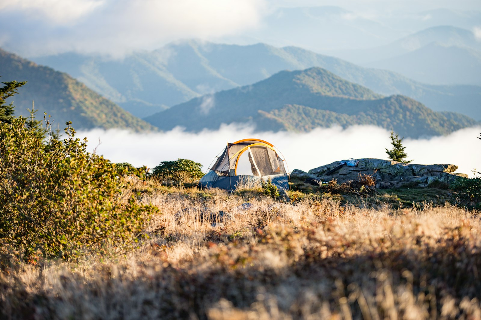 Sigma 50-100mm F1.8 DC HSM Art sample photo. Camping tent on top photography
