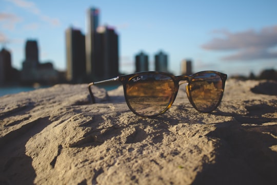 black Ray-Ban framed sunglasses in Windsor Canada