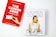 Two books are placed on a white surface. The book on the left is titled 'The Career Code' with a red cover, featuring a hand holding a business card, authored by Hillary Kerr and Katherine Power. The book on the right is titled 'Celebrate' with a white cover, displaying a photograph of a woman holding a cake.