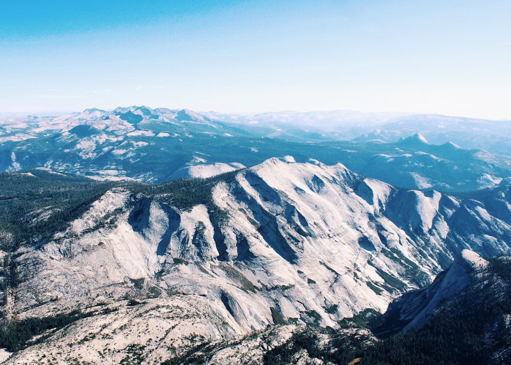 Vue aérienne de la formation rocheuse