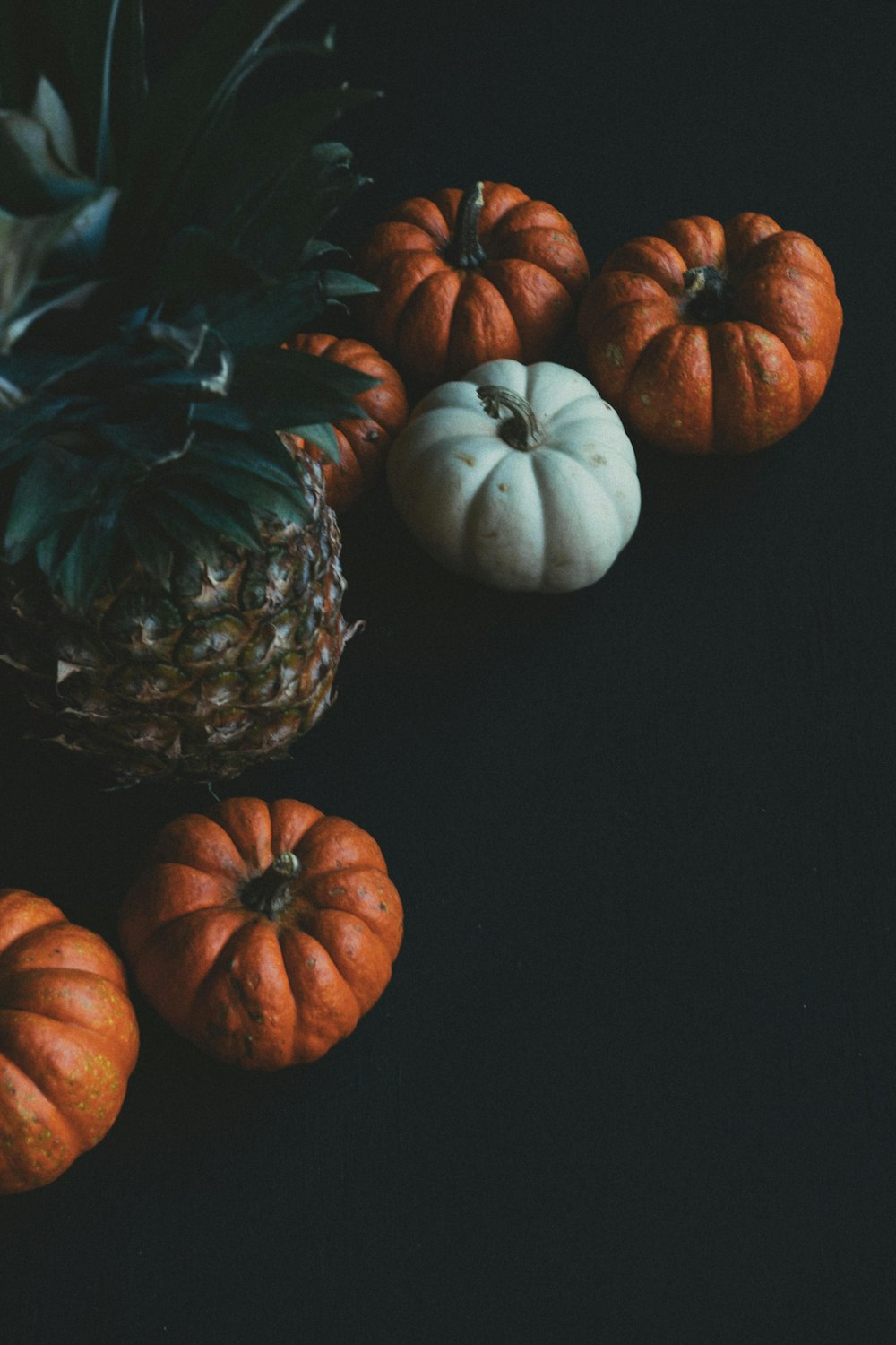 Pumpkin and Pineapple fruits