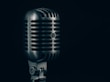 shallow focus photography of condenser microphone