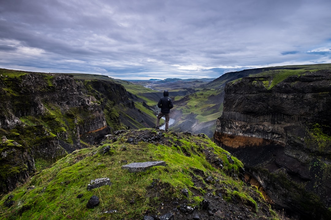 Hill photo spot Haifoss Waterfall Landmannalaugar