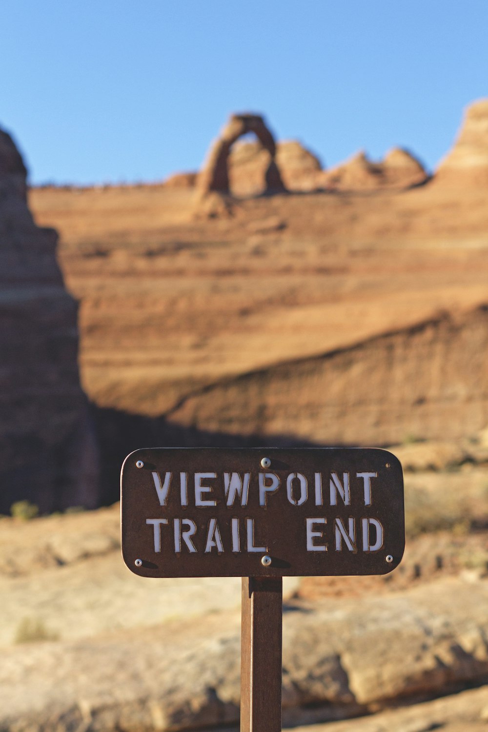 shallow focus photography of brown road signage