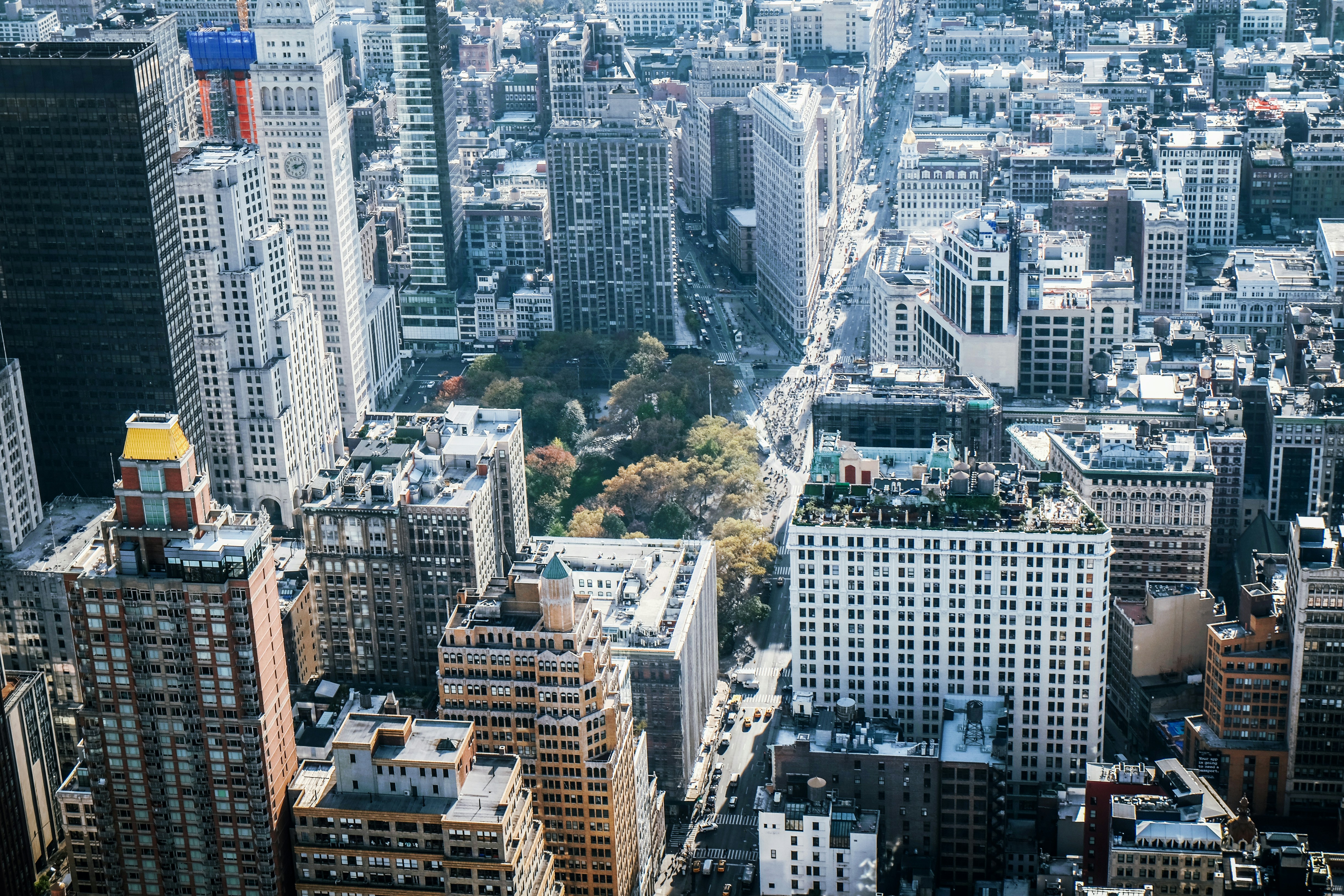 Empire State Building aerial.