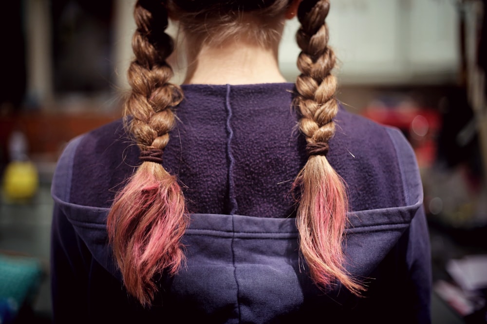 photo of girl with pony tail