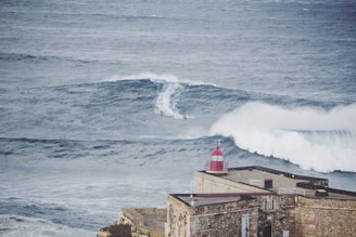 aerial photography of sea waves