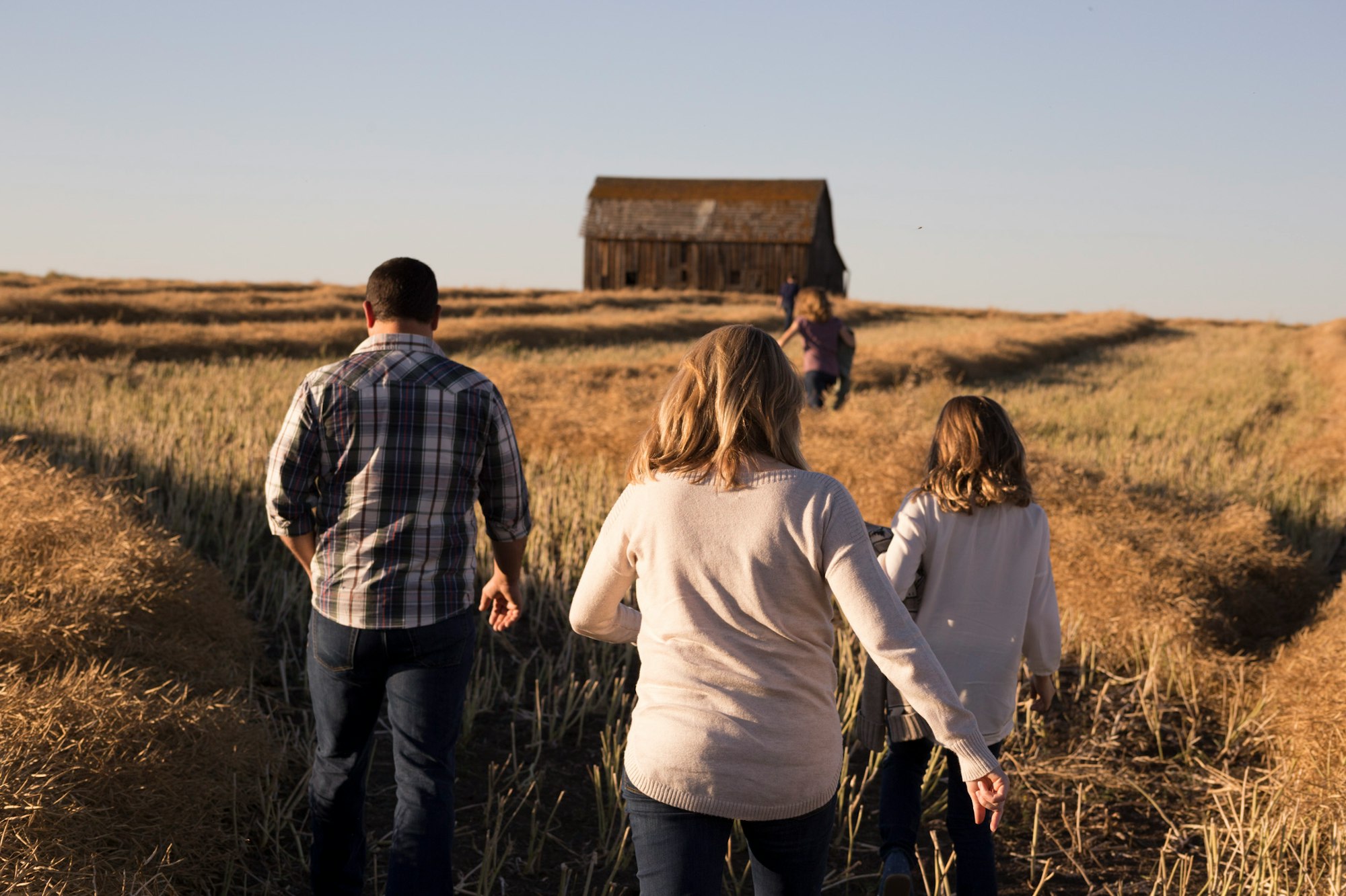 To the old barn