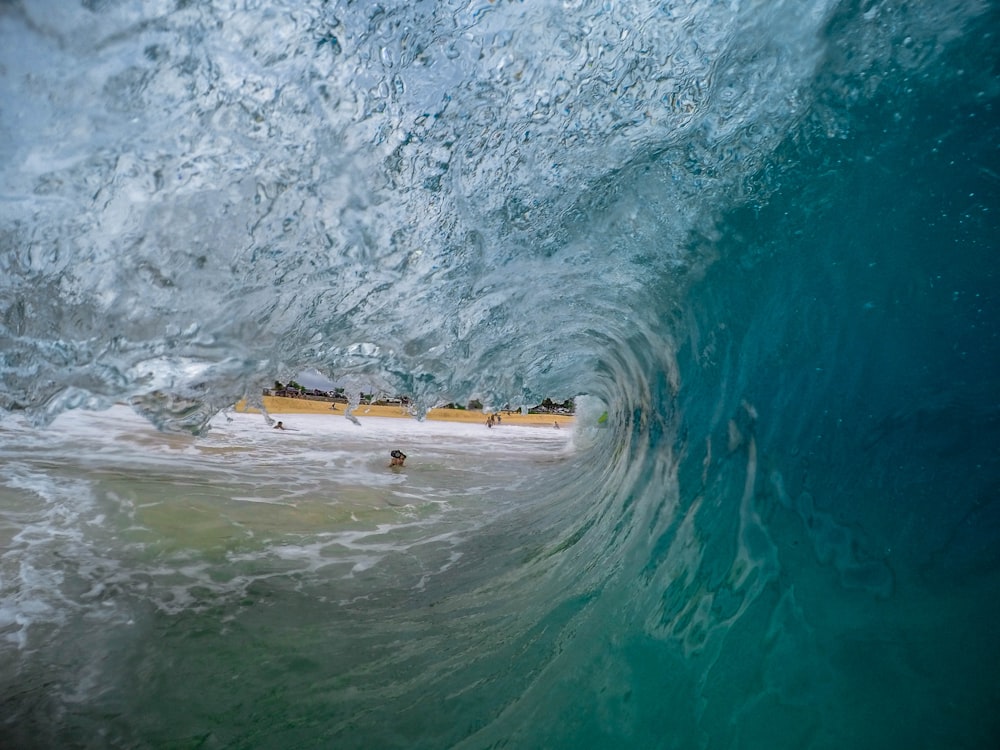 view of wave of water