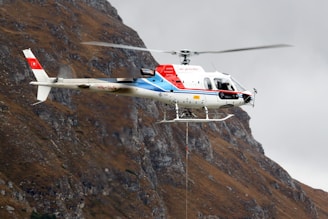 fish farm solutions helicopter