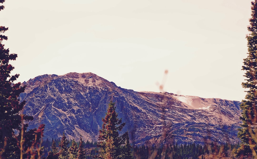 mountain view photography, Violet mountain