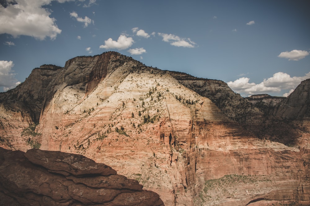 landscape photography of mountain