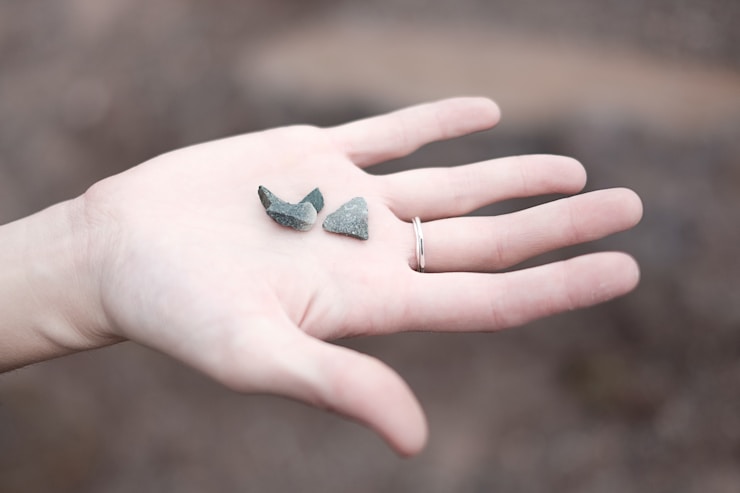Stones in hand