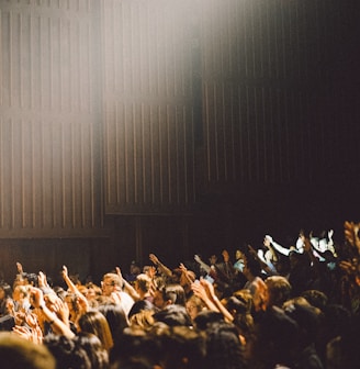 people raising their hands