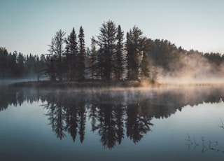 lake under blue sky during daytime