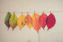 assorted-color lear hanging decor
