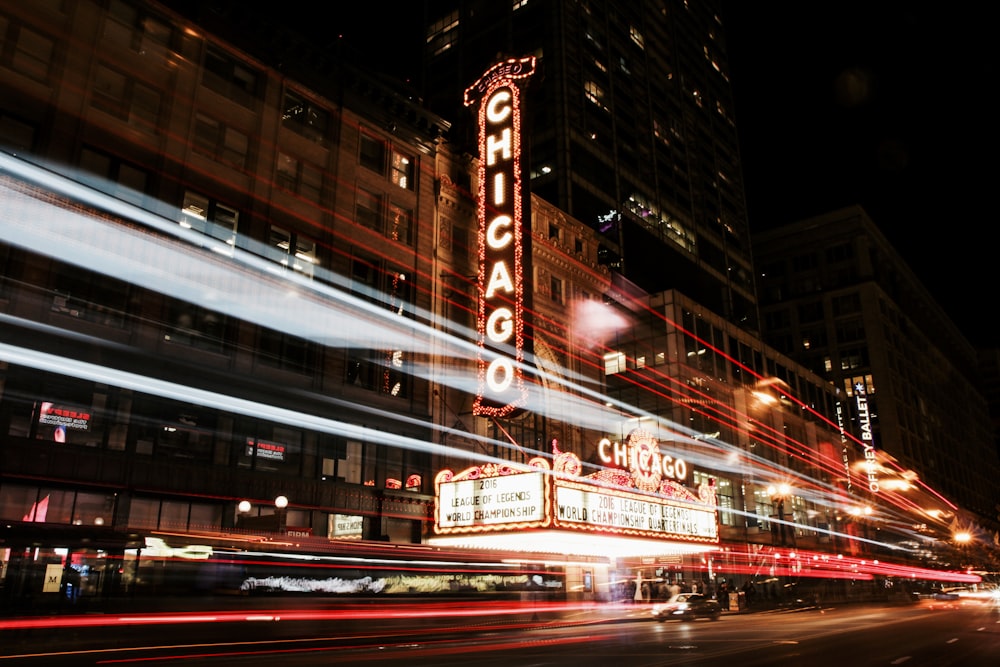Letrero LED de Chicago