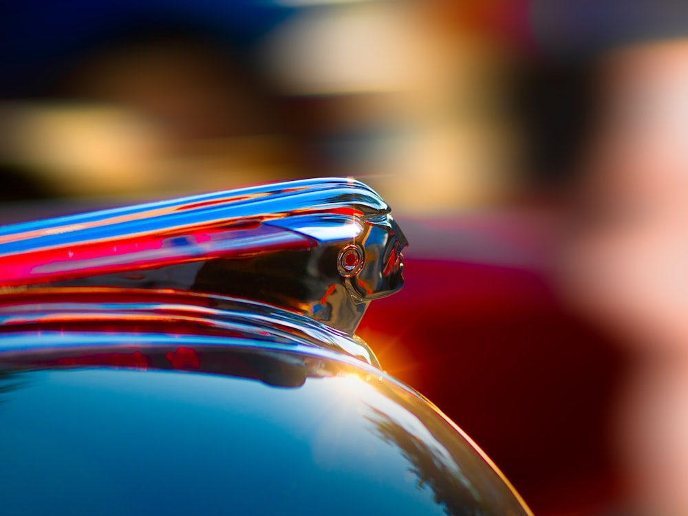 selective photography of glass container