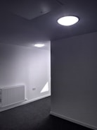 A modern electrical installation in a minimalistic home.