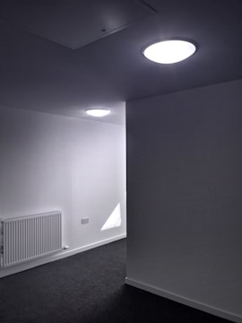 A modern electrical installation in a minimalistic home.