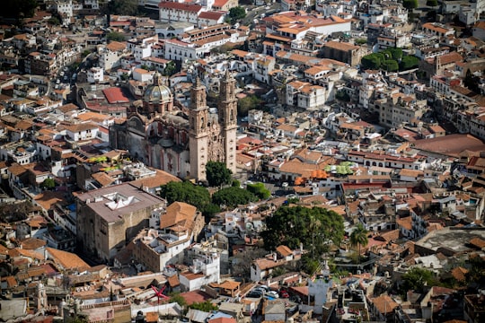 bird's-eye photography of city in Taxco de Alarcón Mexico