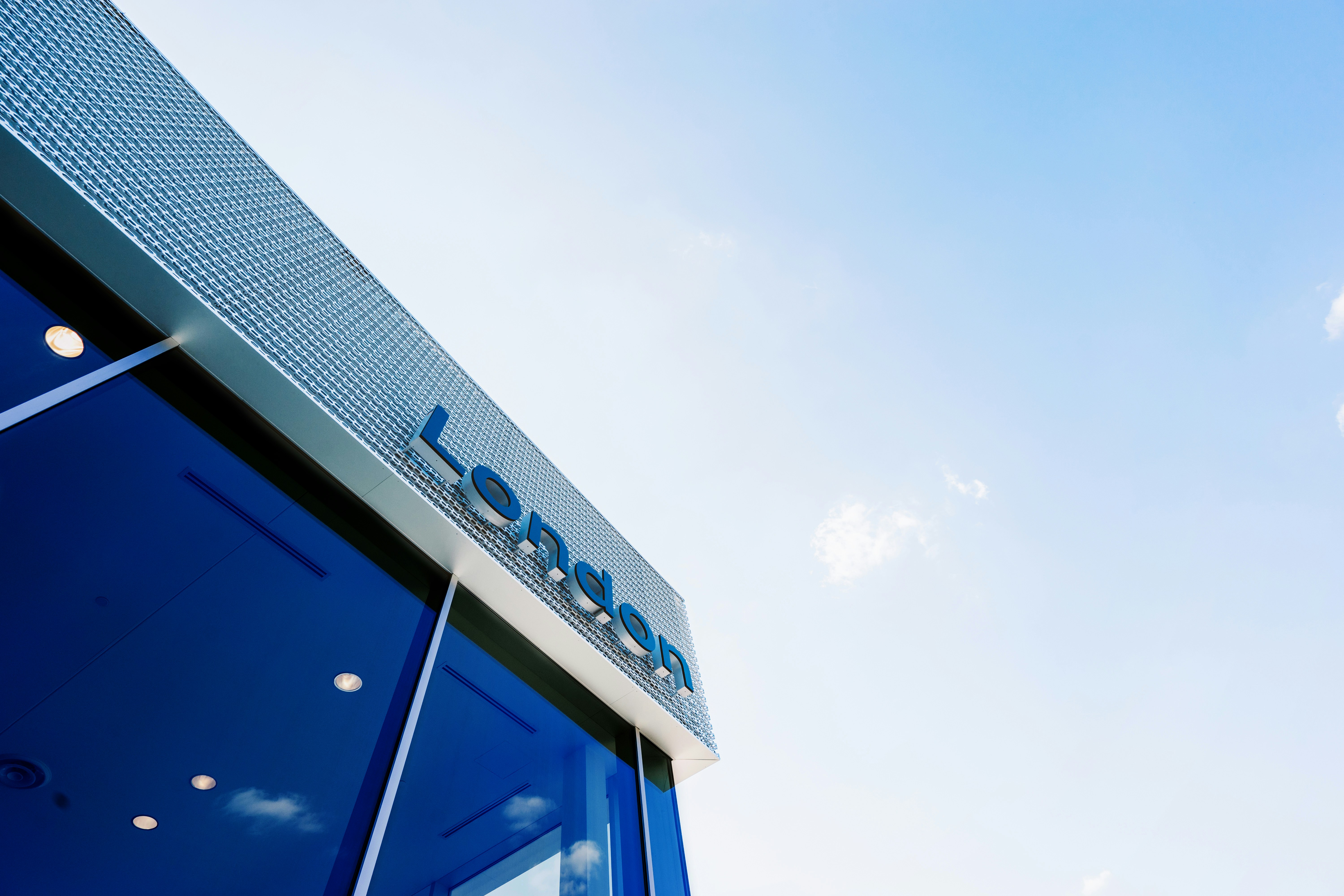 gray London building