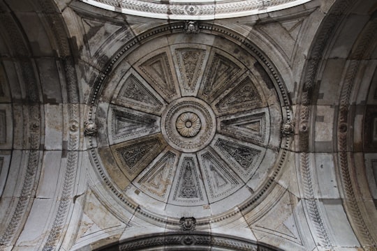 gray building interior in Zwinger Germany