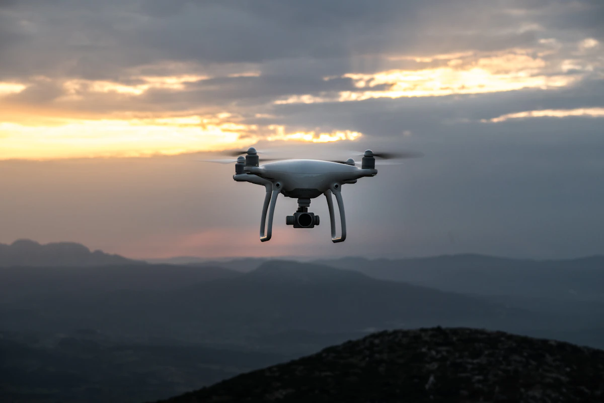 DJI drone capturing 4K aerial video over Southwest Florida