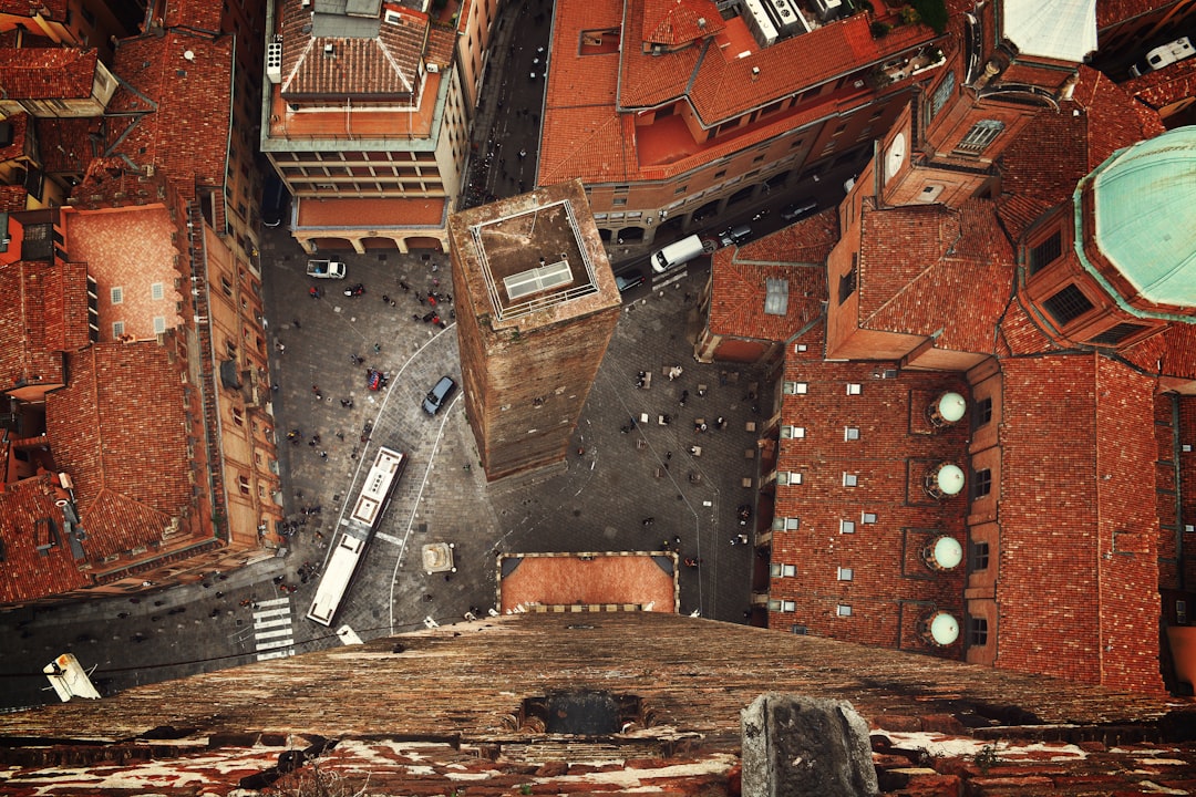 aerial view photography of city, City of Bologna Rooftop