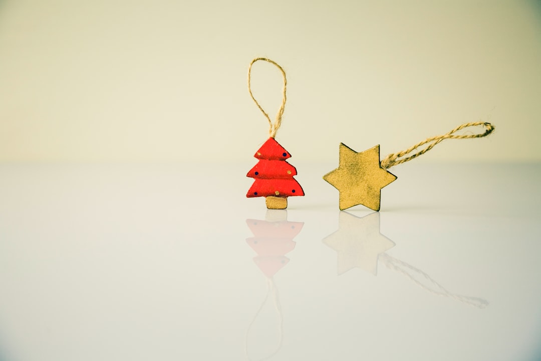 star and red tree Christmas tree ornaments