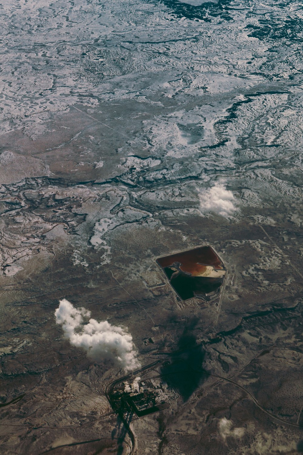 Vista a volo d'uccello della città