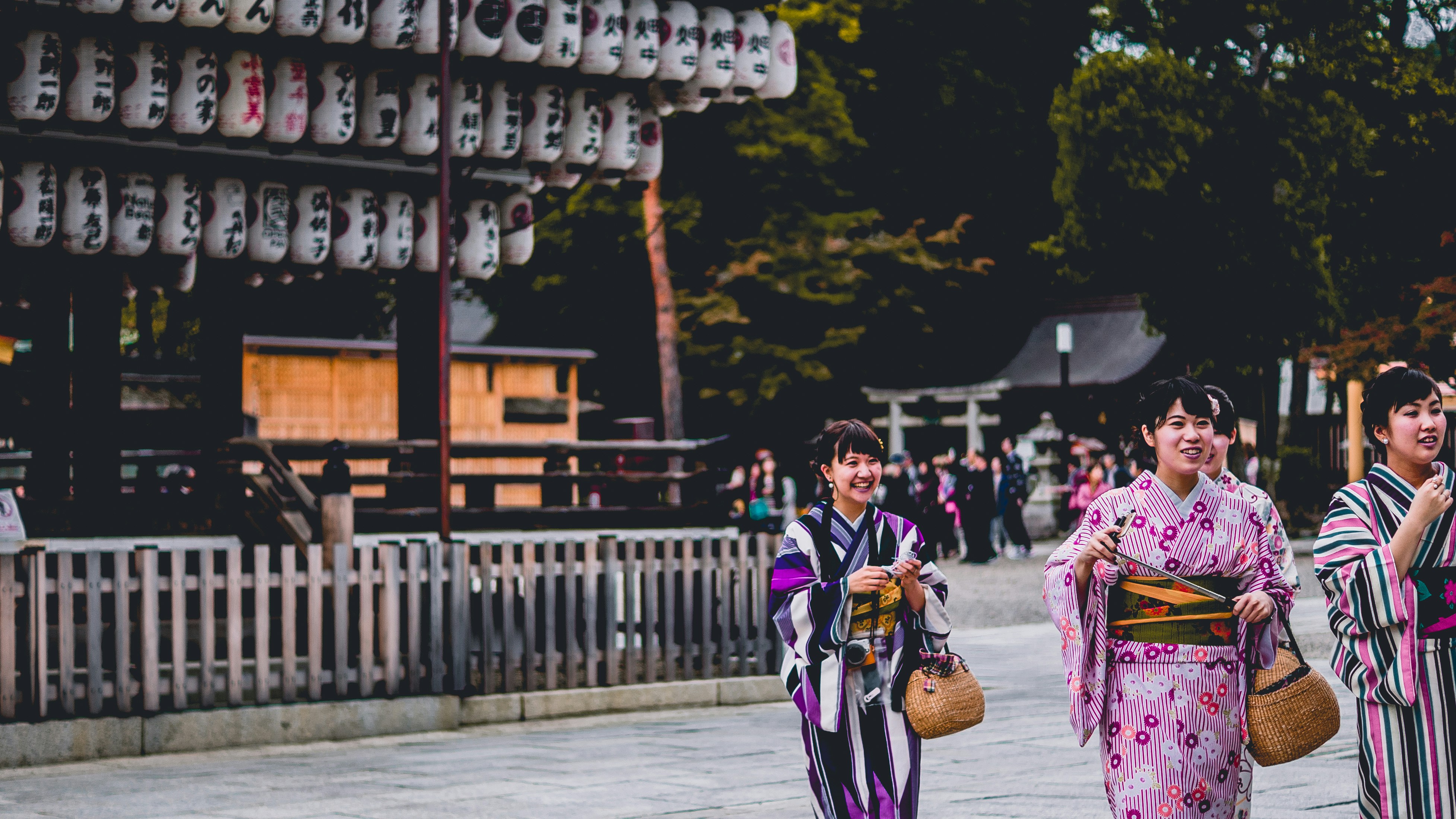 Women Kimonos Kyoto Prefecture