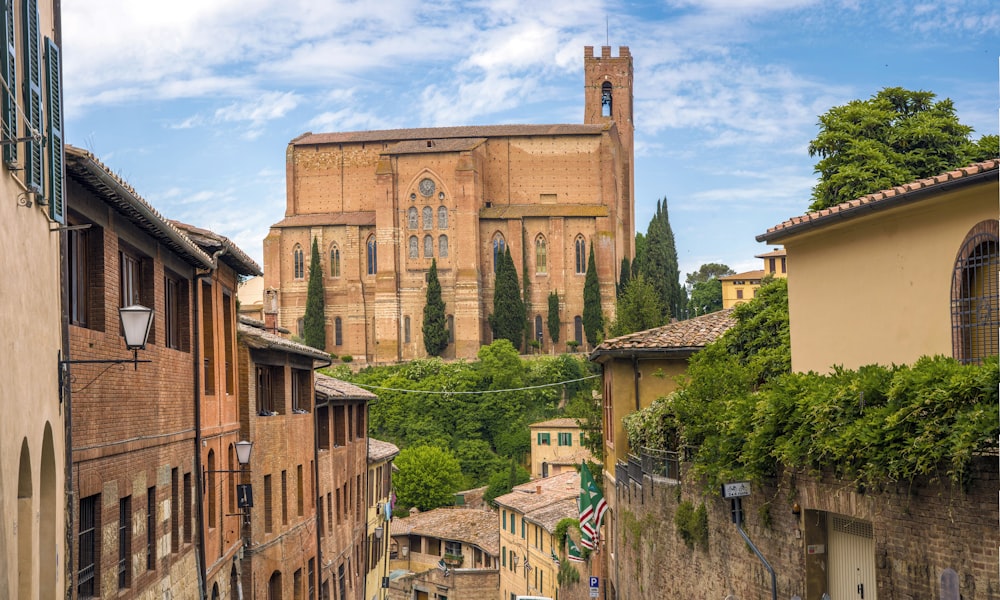 fotografia di paesaggio del villaggio