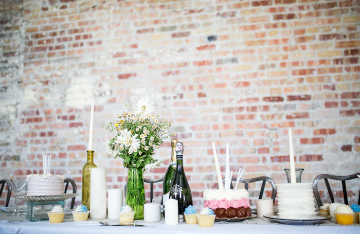 Styled banqueting table