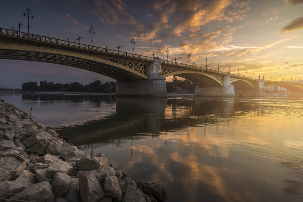 bridge under blue sky