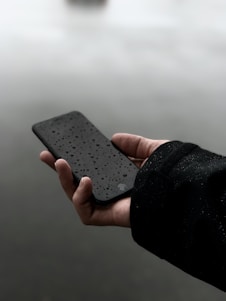 person holding iPhone