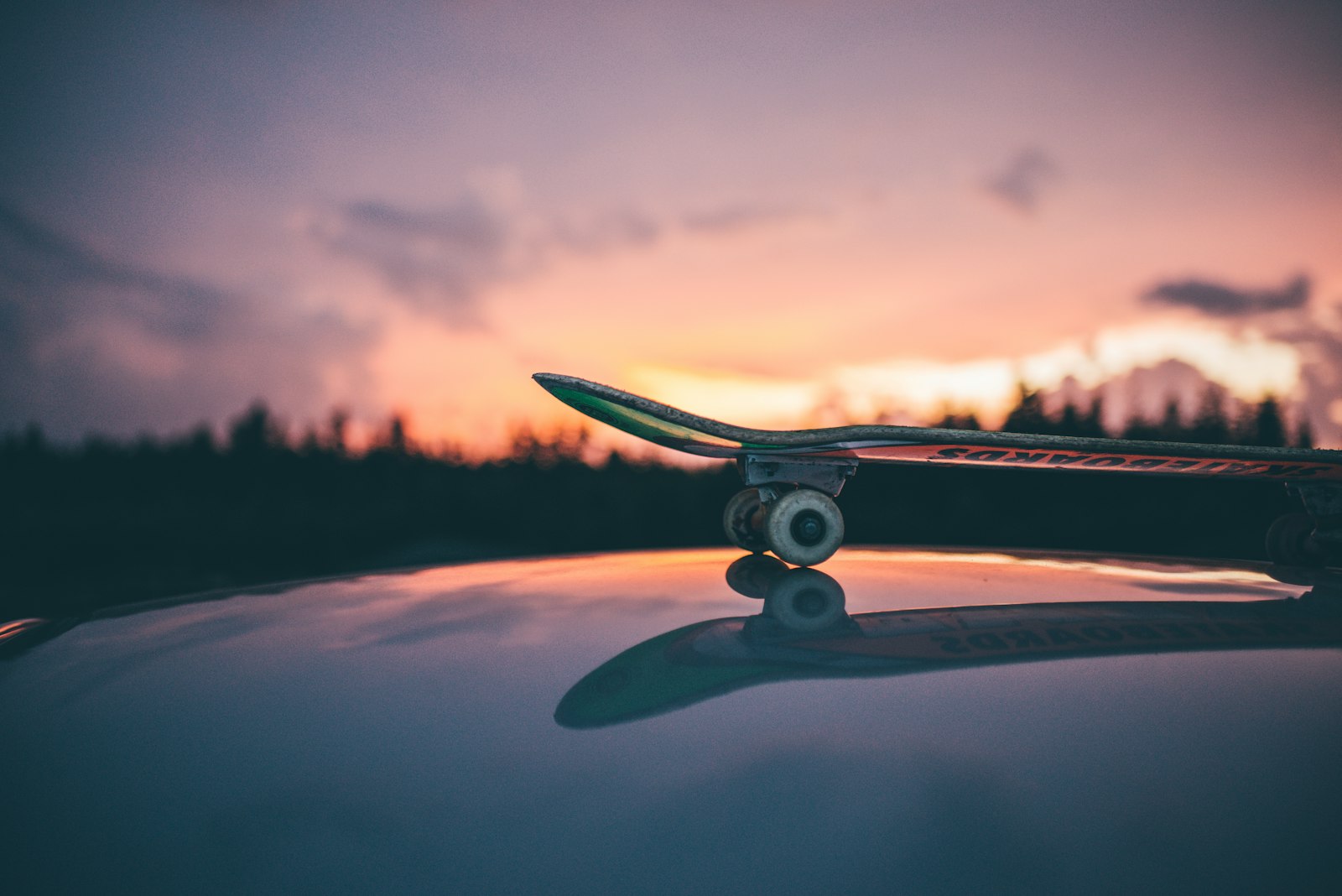 Nikon AF-S Nikkor 35mm F1.8G ED sample photo. Skateboard on top of photography