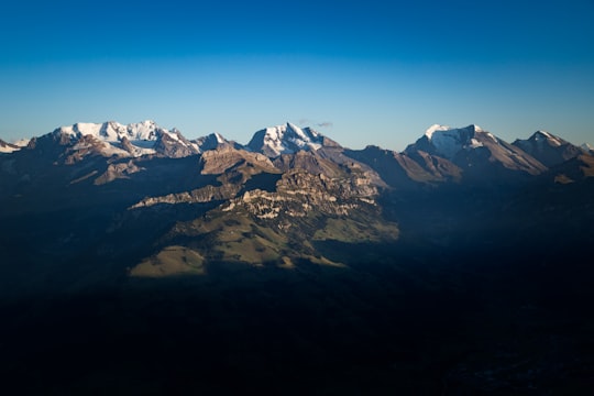 photo of mountains and sky in Niesen Kulm Switzerland